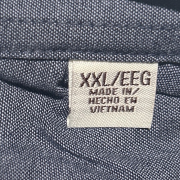 Weatherproof Men's Shirt Size 2XL Blue‎ Vintage Original Flannel Long Sleeve NEW - Picture 6 of 6